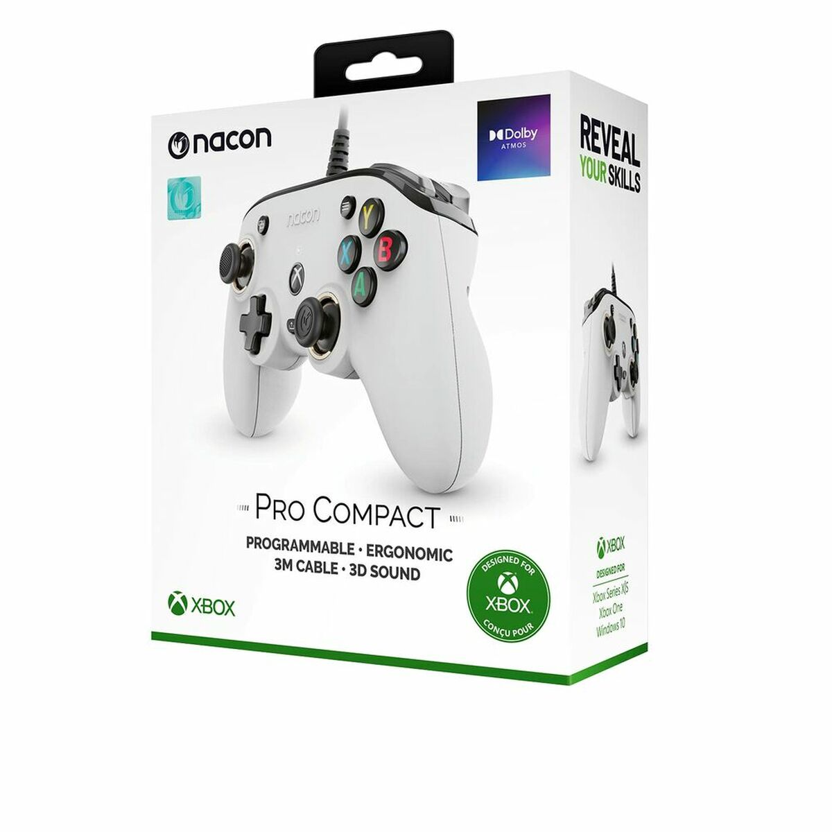 Videogame console joystick Nacon XBXPROCOMPACTWHITE-0